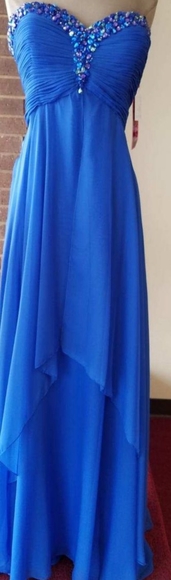 Morí Lee Blue Dress (size 18) - Picture 9 of 9
